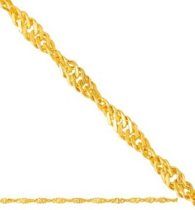 Łańcuszek ze złota Singapore 45 cm 51363