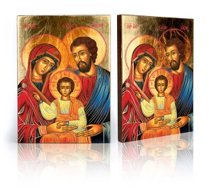 Ikona z certyfikatem - Święta Rodzina