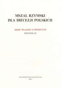Dodatek do Mszału Rzymskiego - format pomniejszony (B5) - Pallottinum