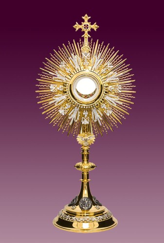 Duża monstrancja z Duchem Świętym