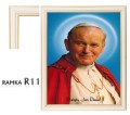 Obrazek Święty Jan Paweł II 20x25cm - ramka r11-6