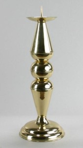 Świecznik mosiężny - 44 cm - L7