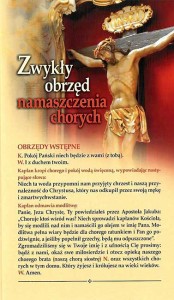 Zwykły obrzęd namaszczenia chorych