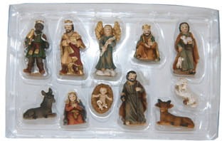 Figury do Szopki Bożonarodzeniowej 11 elementów K110 