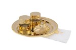 Naczynia do chrztu złocone S/839