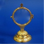 Mała monstrancja złocona S/210