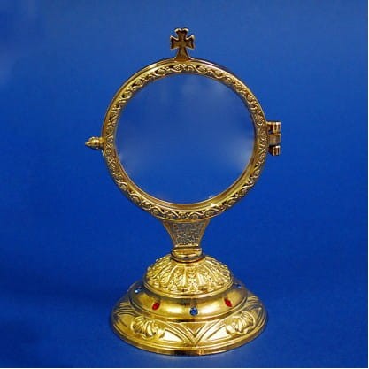  Mała monstrancja złocona S/210