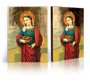 Ikona z certyfikatem Święta Elżbieta