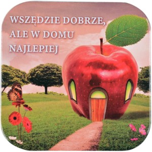 Podkładka korkowa Wszędzie dobrze ale w domu najlepiej