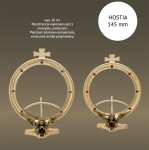 Monstrancja PB/0122 na hostie 14,5 cm