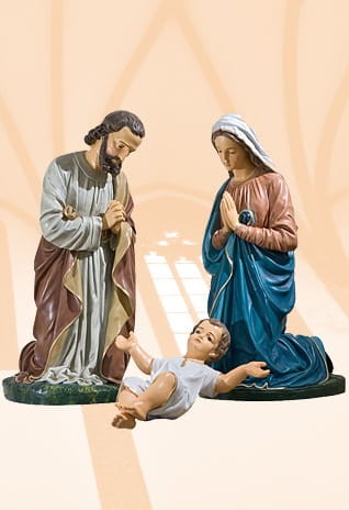 Święta rodzina, figura 60 cm