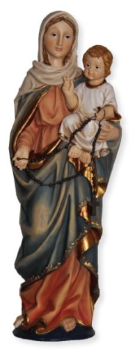 Maryja z dzieciątkiem, figura z masy żywicznej M002