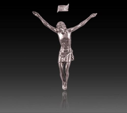 Korpus Chrystusa odlewany, niklowany