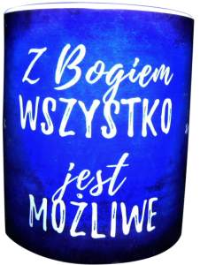 Kubek "Z Bogiem wszystko jest możliwe"