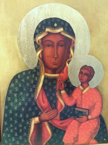 ikona z Matką Bożą