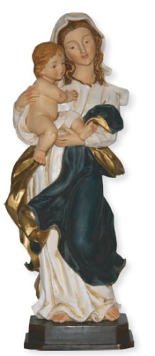 Figura żywiczna Maryja z dzieckiem M013